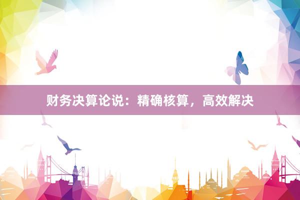 财务决算论说：精确核算，高效解决